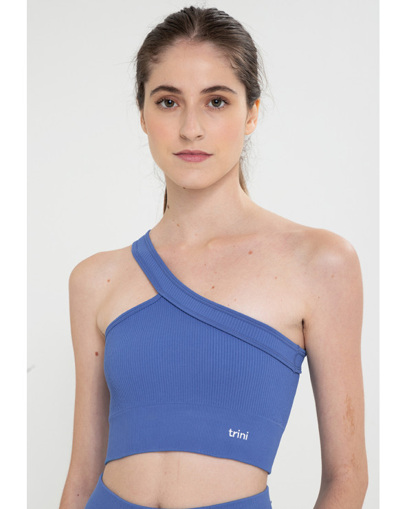 Mila Sports Bra in Light Blue